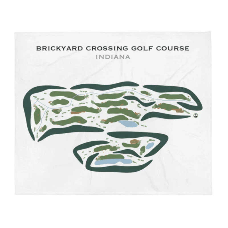 Brickyard Crossing, Indiana - Printed Golf Courses