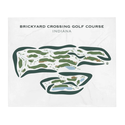 Brickyard Crossing, Indiana - Printed Golf Courses