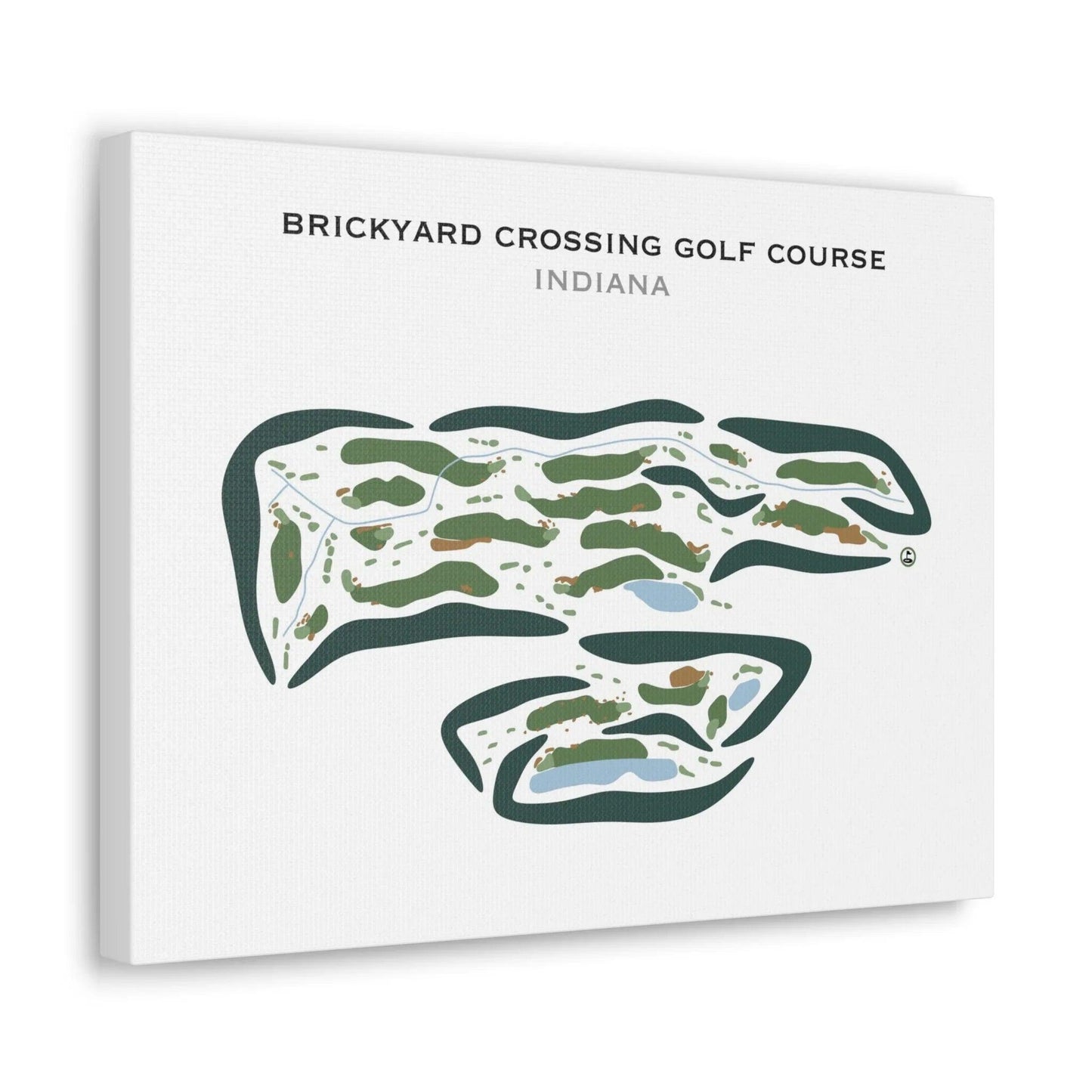 Brickyard Crossing, Indiana - Printed Golf Courses