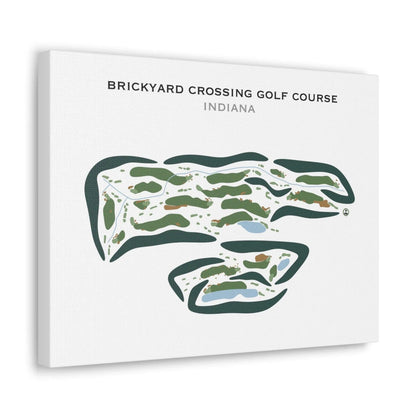 Brickyard Crossing, Indiana - Printed Golf Courses