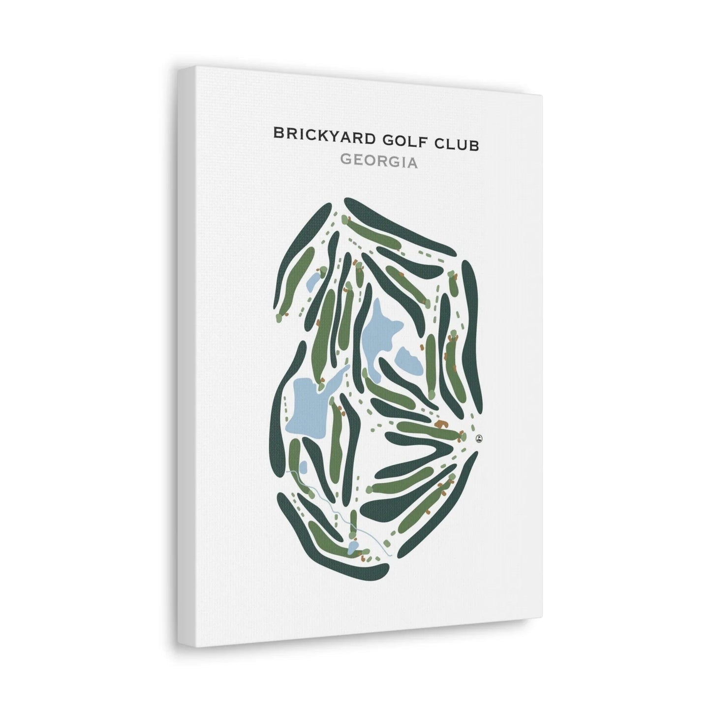 Brickyard Golf Club, Georgia - Printed Golf Course