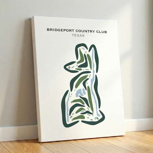 Bridgeport Country Club, Texas - Printed Golf Courses