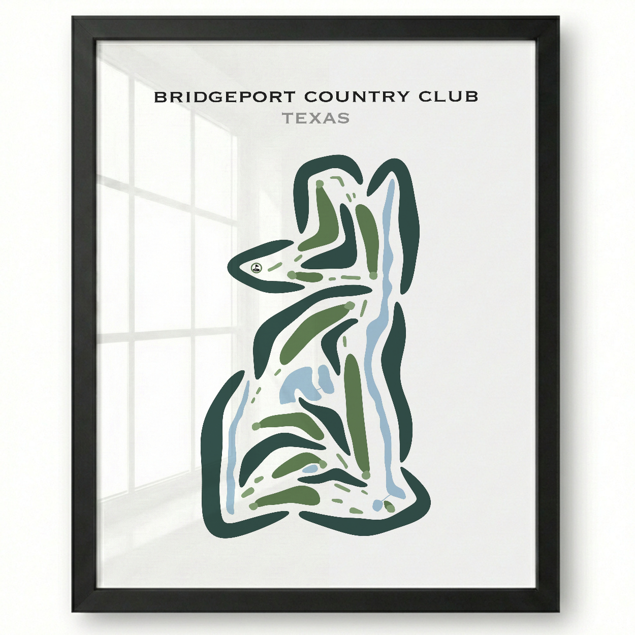 Bridgeport Country Club, Texas - Printed Golf Courses