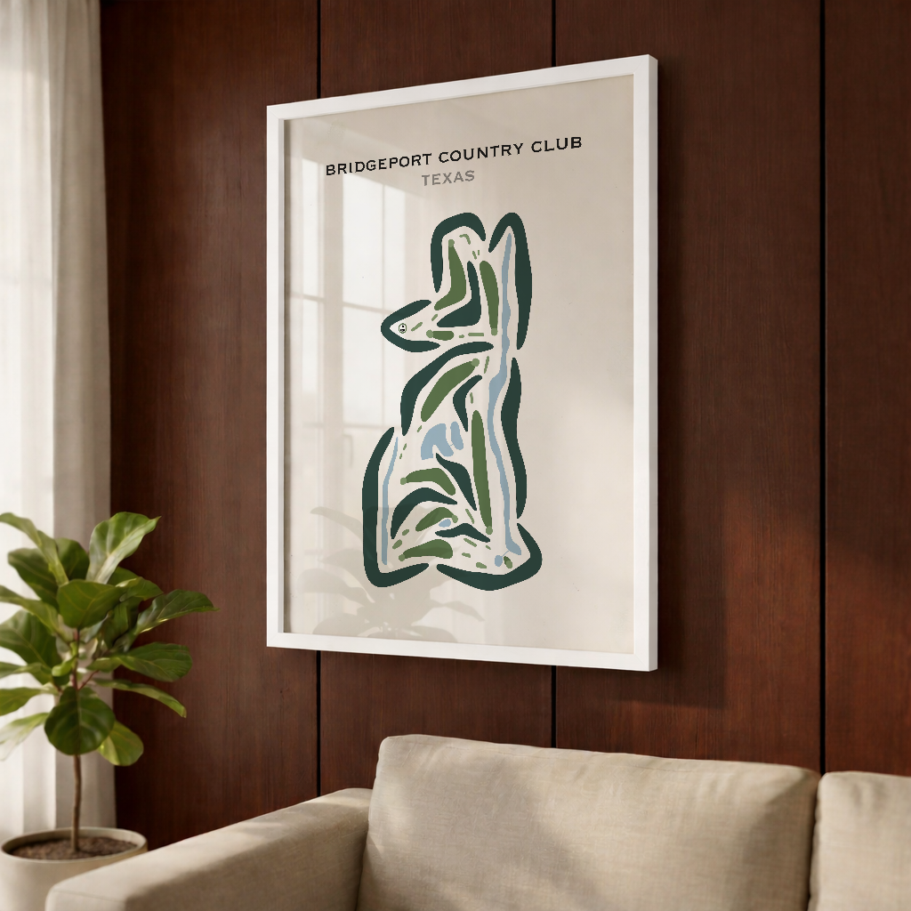 Bridgeport Country Club, Texas - Printed Golf Courses