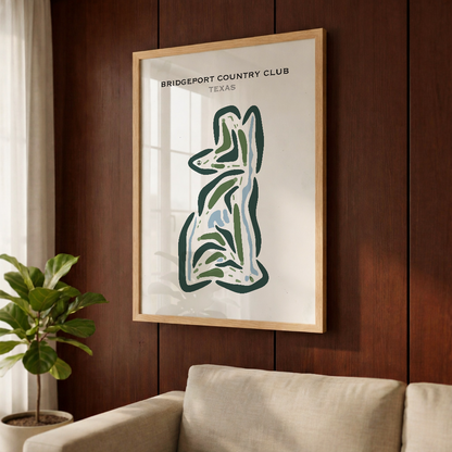 Bridgeport Country Club, Texas - Printed Golf Courses