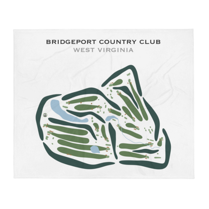 Bridgeport Country Club, West Virginia - Printed Golf Courses