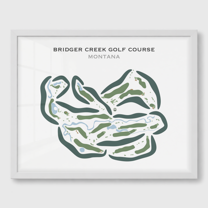 Bridger Creek Golf Course, Montana - Printed Golf Courses