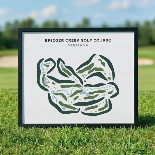 Bridger Creek Golf Course, Montana - Printed Golf Courses