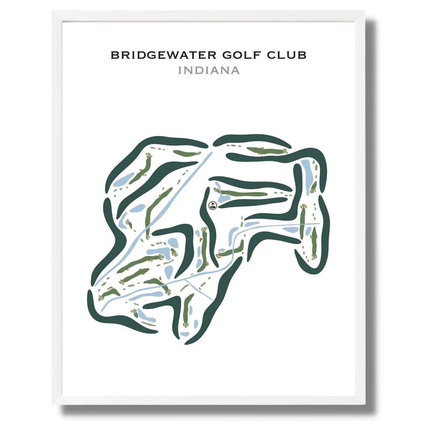Bridgewater Club, Indiana - Printed Golf Courses