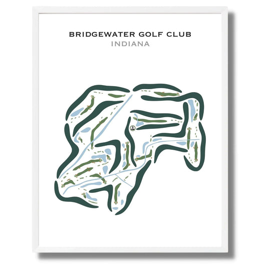 Bridgewater Club, Indiana - Printed Golf Courses