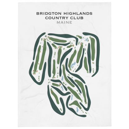 Bridgton Highlands Country Club, Maine - Printed Golf Courses