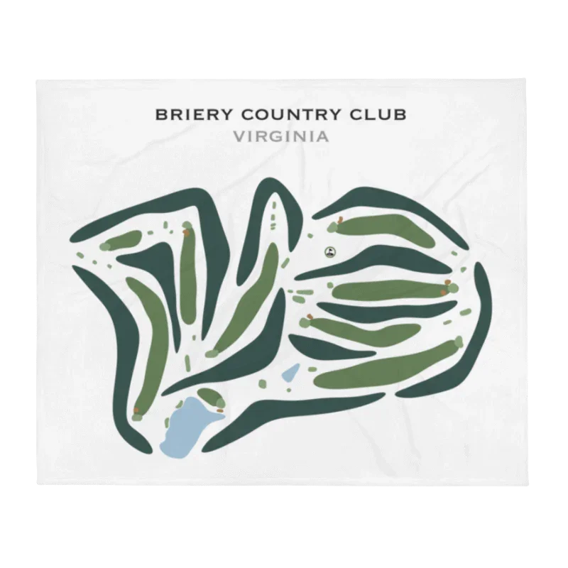 Briery Country Club, Virginia - Printed Golf Courses