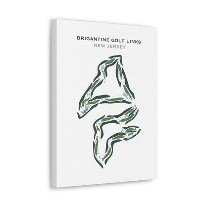 Brigantine Golf Links, New Jersey - Printed Golf Courses