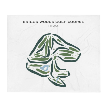 Briggs Woods Golf Course, Iowa - Printed Golf Courses