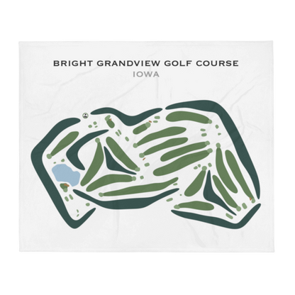 Bright Grandview Golf Course, Iowa - Printed Golf Courses