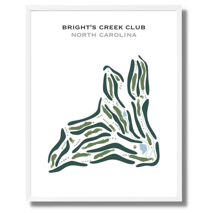Bright's Creek Club, North Carolina - Printed Golf Course