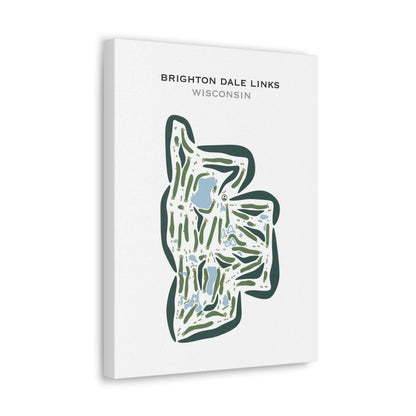 Brighton Dale Links, Wisconsin - Printed Golf Courses