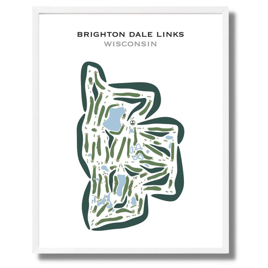 Brighton Dale Links, Wisconsin - Printed Golf Courses