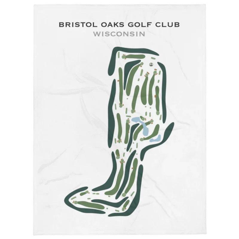 Bristol Oaks Golf Club, Wisconsin - Printed Golf Course