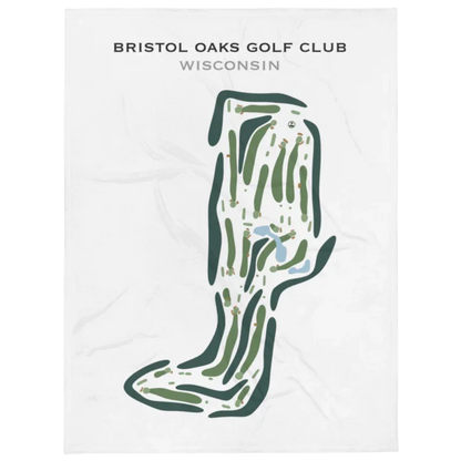 Bristol Oaks Golf Club, Wisconsin - Printed Golf Course