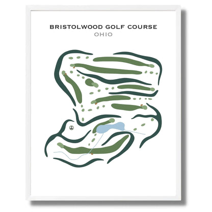 Bristolwood Golf Course, Ohio - Printed Golf Courses