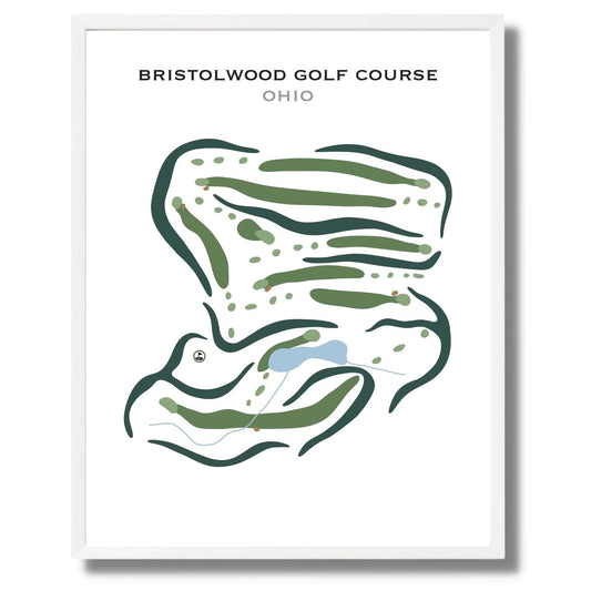 Bristolwood Golf Course, Ohio - Printed Golf Courses