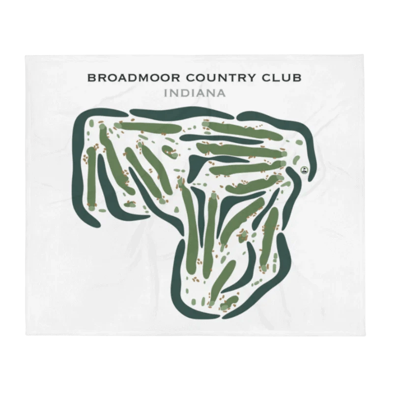 Broadmoor Country Club, Indiana - Printed Golf Courses