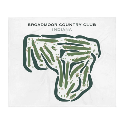 Broadmoor Country Club, Indiana - Printed Golf Courses