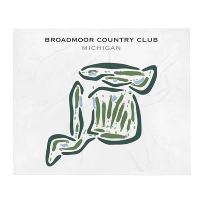 Broadmoor Country Club, Michigan - Printed Golf Courses