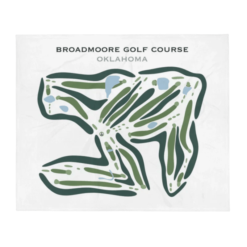 Broadmoore Golf Course, Oklahoma - Printed Golf Courses