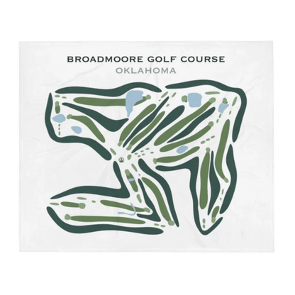 Broadmoore Golf Course, Oklahoma - Printed Golf Courses
