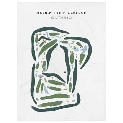 Brock Golf Course, Ontario, Canada - Printed Golf Courses