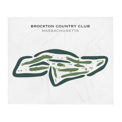Brockton Country Club, Massachusetts - Printed Golf Courses