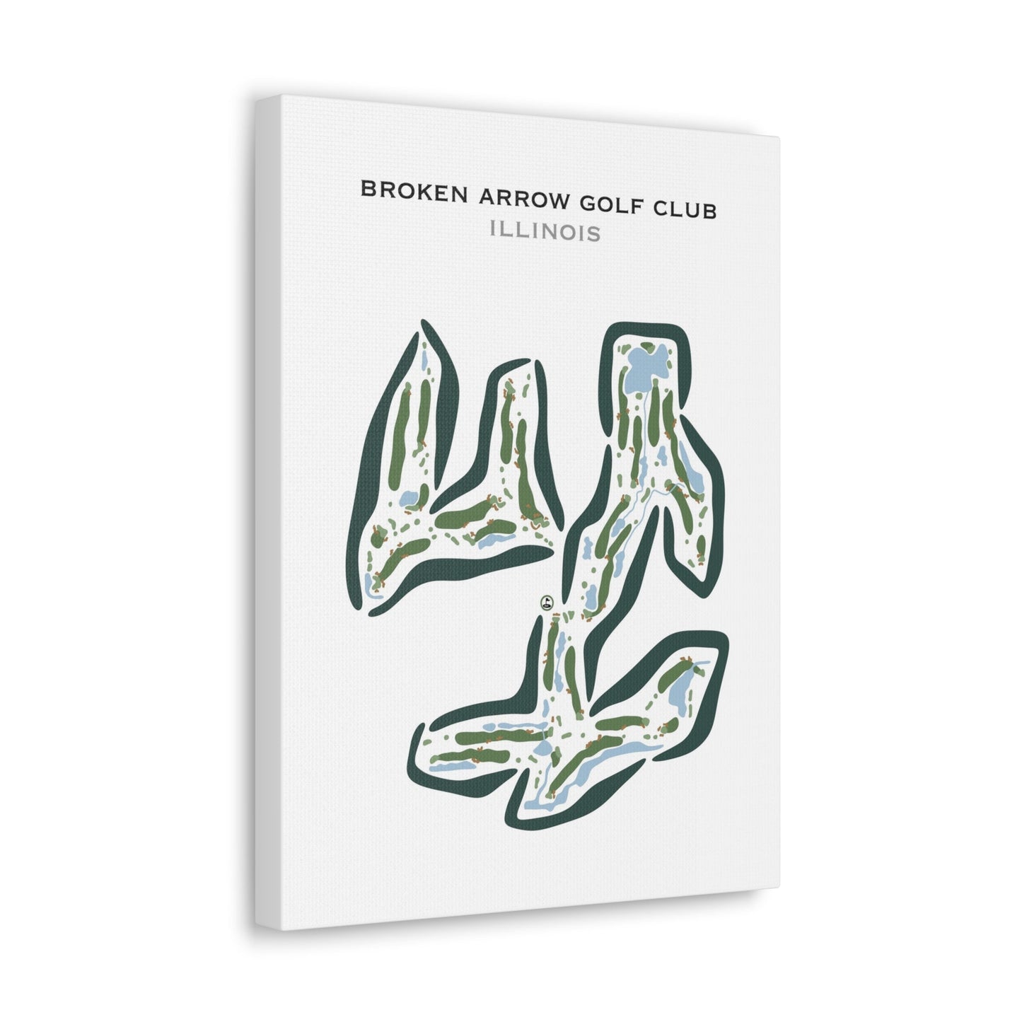 Broken Arrow Golf Club, Illinois - Printed Golf Courses