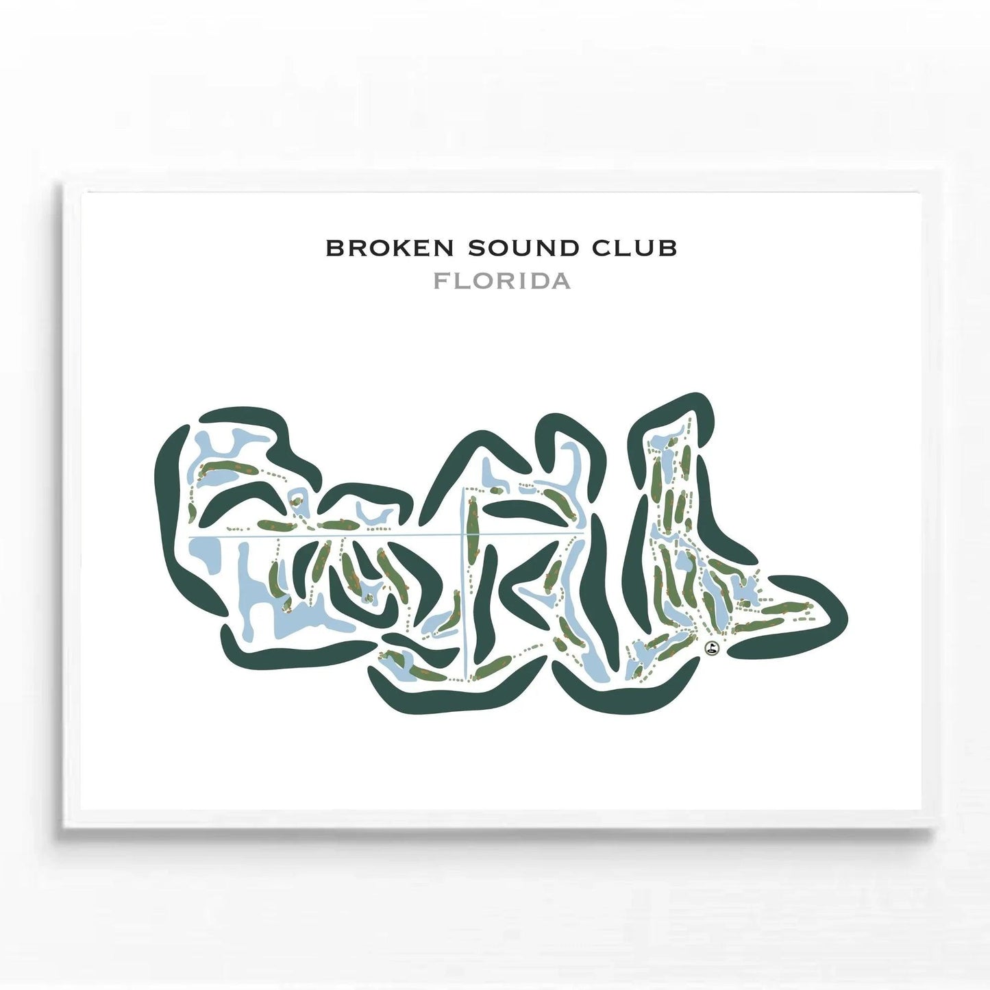 Broken Sound Club, Florida - Printed Golf Courses