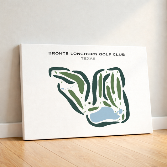 Bronte Longhorn Golf Club, Texas - Printed Golf Courses