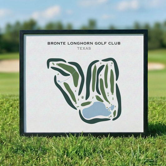 Bronte Longhorn Golf Club, Texas - Printed Golf Courses