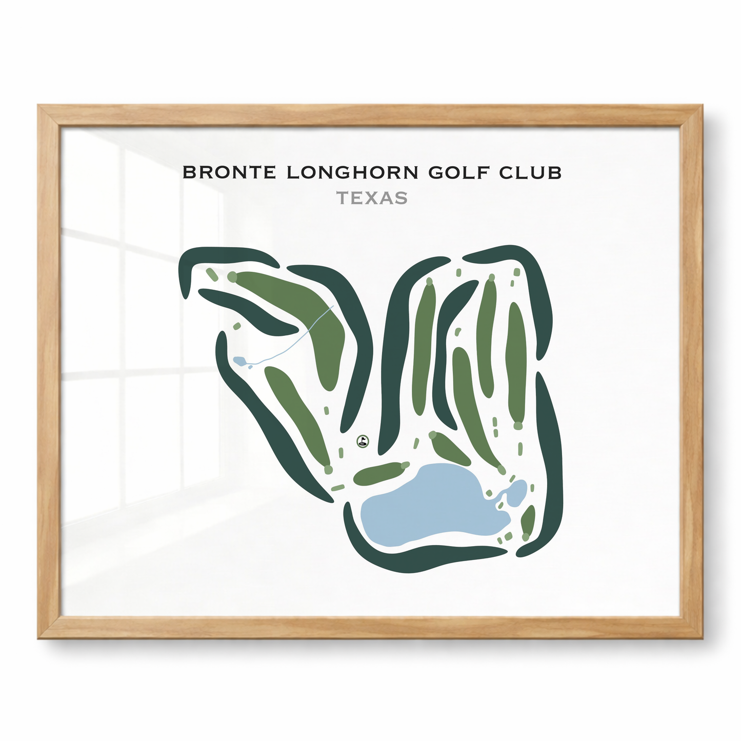 Bronte Longhorn Golf Club, Texas - Printed Golf Courses
