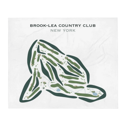 Brook-Lea Country Club, New York - Printed Golf Course