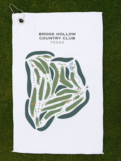 Brook Hollow Country Club, Texas - Printed Golf Courses
