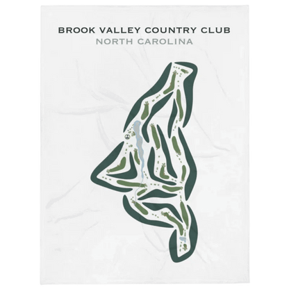 Brook Valley Country Club, Greenville, North Carolina - Printed Golf Courses