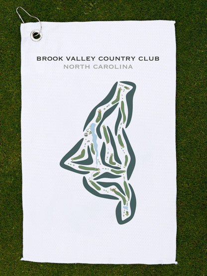 Brook Valley Country Club, Greenville, North Carolina - Printed Golf Courses