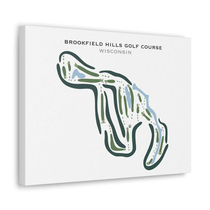 Brookfield Hills Golf Course, Wisconsin - Printed Golf Courses