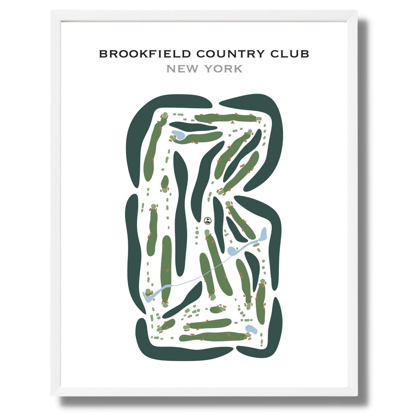 Brookfield Country Club, New York - Printed Golf Courses