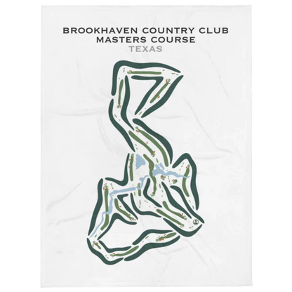 Brookhaven Country Club - Masters Course, Texas - Printed Golf Courses
