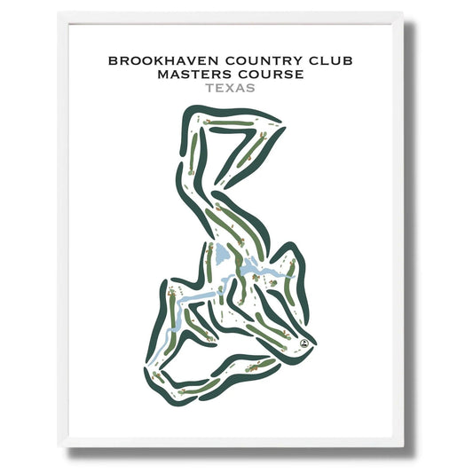 Brookhaven Country Club - Masters Course, Texas - Printed Golf Courses