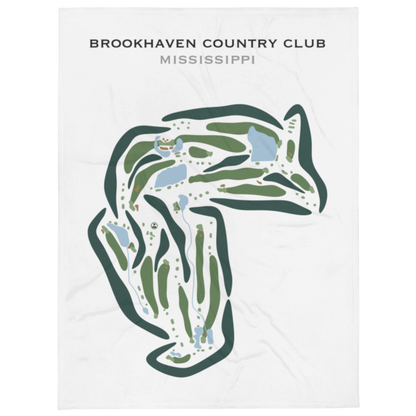 Brookhaven Country Club, Mississippi - Printed Golf Courses