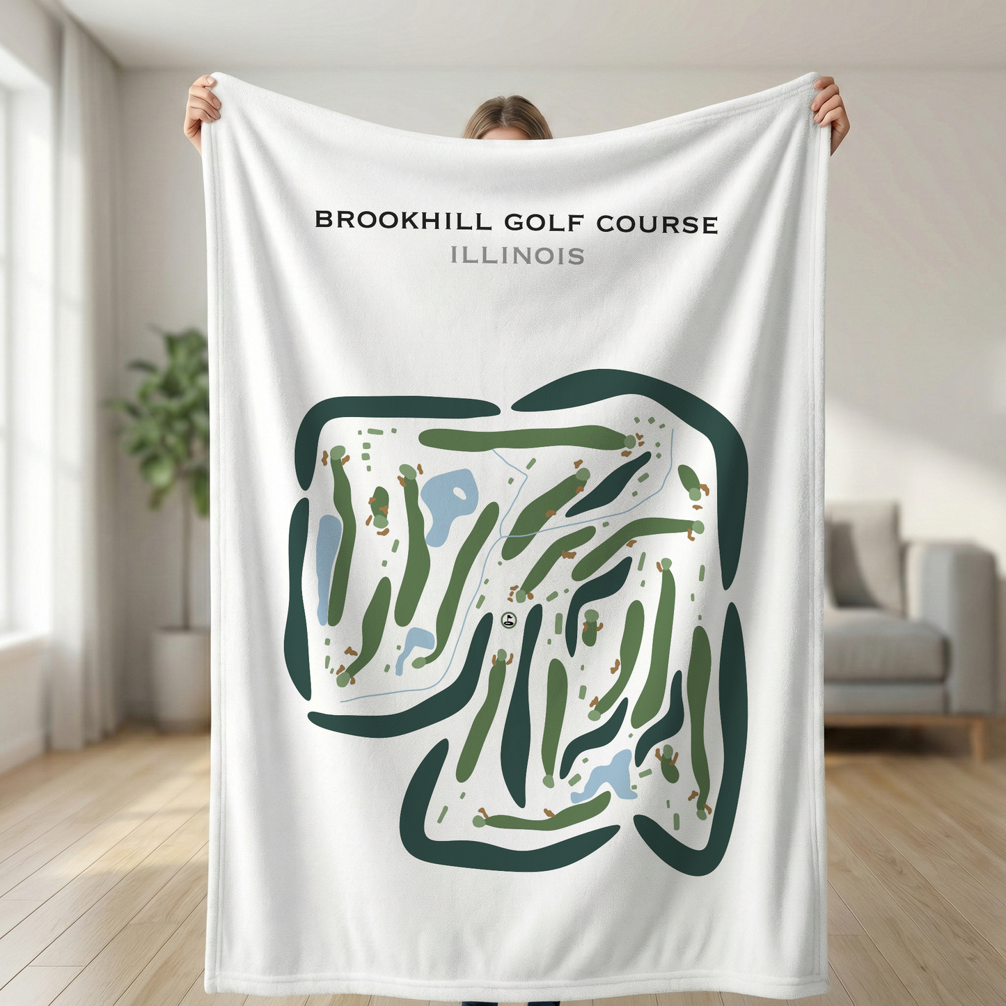 Brookhill Golf Course, Illinois - Printed Golf Courses