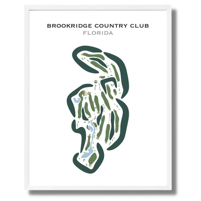 Brookridge Country Club, Florida - Printed Golf Courses