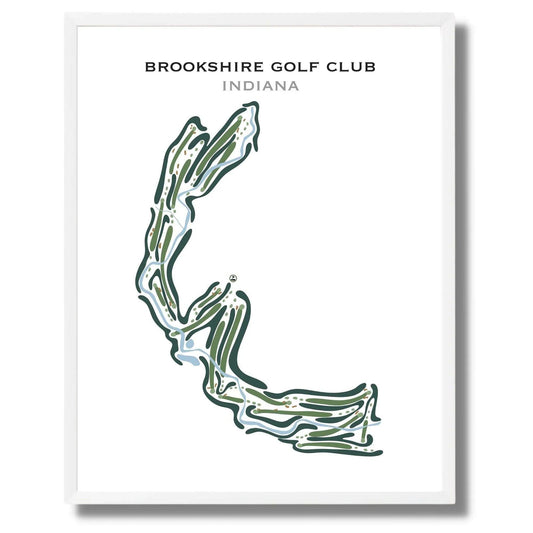 Brookshire Golf Club, Indiana - Printed Golf Courses